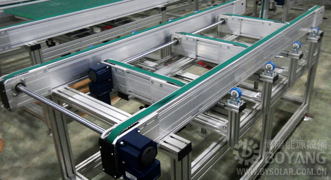 太陽能組件生產線-90度頂升換向輸送機